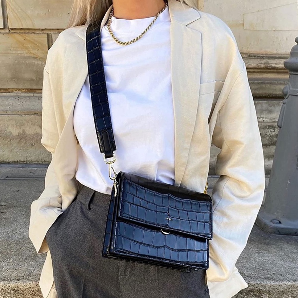 JW PEI crossbody bag snake skin